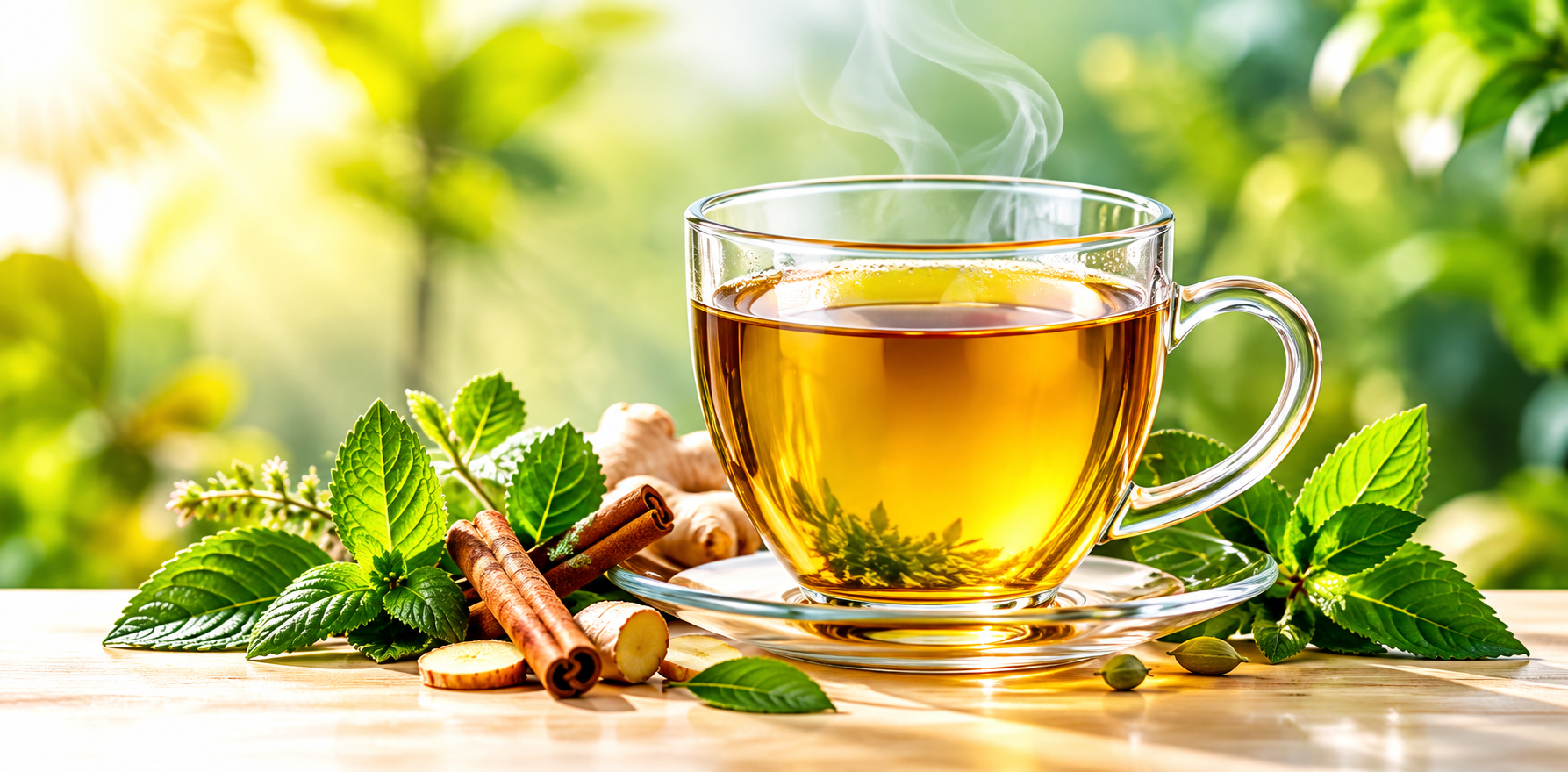 Cup of green tea